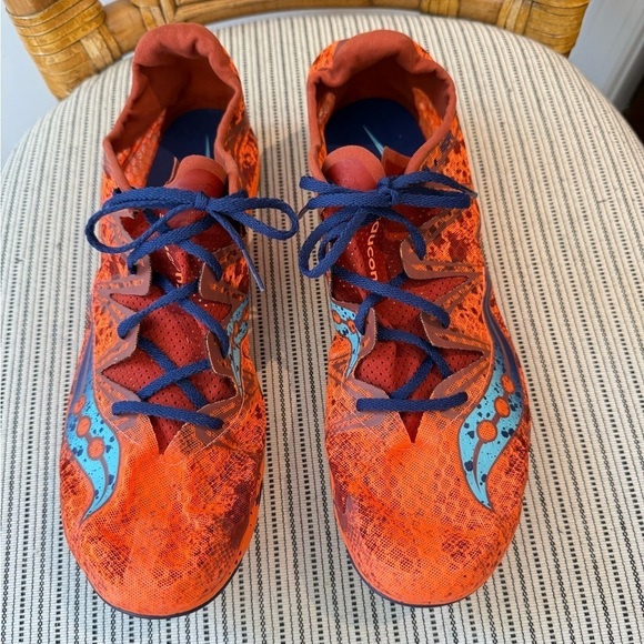 Saucony Carrera Orange Track Shoes - Picture 3 of 11